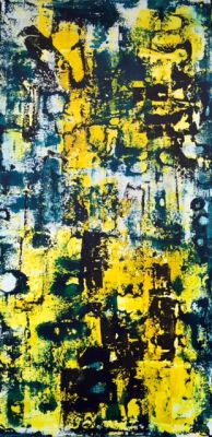 Abysses, 2017, 120x60 cm, acrylic on canvas