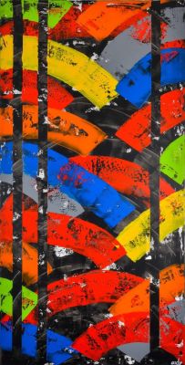 Arches, 2013, 195x97 cm, acrylic on canvas