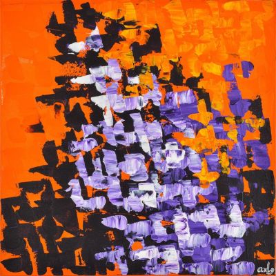 Envolée, 2013, 50x50 cm, acrylic on canvas