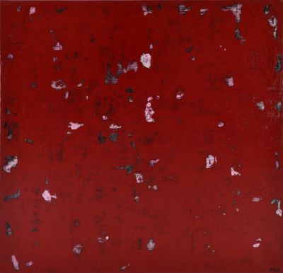 Heurts, 2018, 100x100 cm, acrylic on canvas