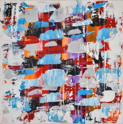 Nuages, 2012, 50x50 cm, acrylic on canvas